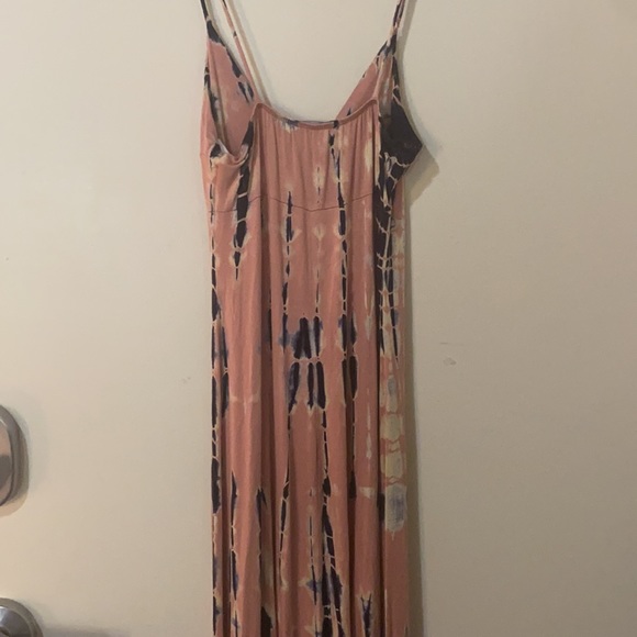 Pink Tie Dye Maxi Dress - Picture 4 of 4